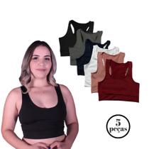 Kit 5 Top Suplex Nadador Academia Fitness Ginástica Cross Caminhada