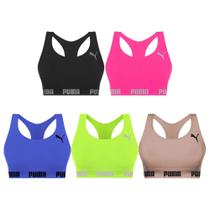 Kit 5 Tops Puma Nadador Sem Costura Feminino Kit 5 Tops Puma Nadador Sem Costura Feminino