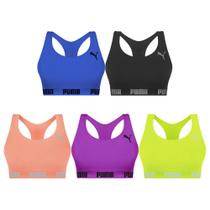 Kit 5 Tops Puma Nadador Sem Costura Feminino