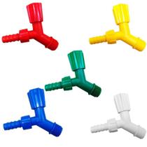 Kit 5 Torneira para Tanque Jardim Colorida Pop 1/2 3/4