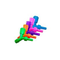 Kit 5 Torneira Para Tanque Jardim Coloridas Neon 1/2