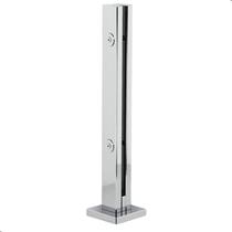 Kit 5 Torre Guarda Corpo Coluna Pinça Inox 40cm Para Vidro Kit 5 Torre Guarda Corpo Coluna Pinça Inox 40cm Para Vidro