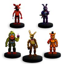 Kit 5 Totens Médios Five Nights At Freddy's - 14cm