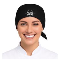 Kit 5 Touca Bandada Chefe Sua Logo Cozinha Restaurante Cores