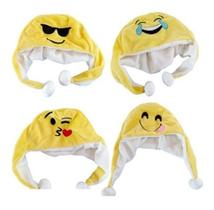 Kit 5 Touca Gorro Pelucia Emoji Emoction Zapzap