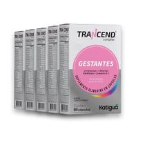 Kit 5 Trancend Completo Gestante Katiguá 60 Cápsulas