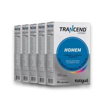 Kit 5 Trancend Completo Homem Katiguá 60 Cápsulas