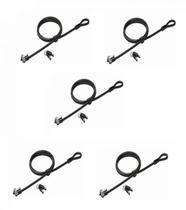 Kit 5 Trava De Segurança N17 Para Notebook Dell Keyed Laptop Lock Wedge