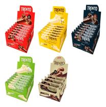 Kit 5 Trento Leite Pistache Amargo Maracujá Avela 16un 32g