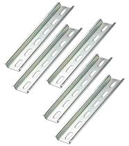 Kit 5 trilho din perfu ferro 1mt Kit 5 trilho din perfu ferro 1mt