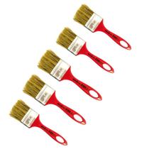 Kit 5 trincha simples 500 3/4 polegada pintura tigre Kit 5 trincha simples 500 3/4 polegada pintura tigre