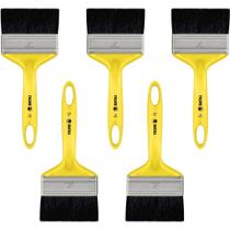 Kit 5 Trinchas Pinceis Tigre Janela Portão Escada Esmalte Óleo Pintura Metais Média 10,16cm 4” 519 Polegadas Filamento Cerdas Sintéticas Preta Kit 5 Trinchas Pinceis Tigre Janela Portão Escada Esmalte Óleo Pintura Metais Média 10,16cm 4” 519 Polegadas Filamento Cerdas Sintéticas Preta