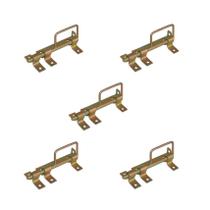 Kit 5 Trincos com Alça Portão Porteira Aço Bicromado 180mm