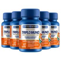 Kit 5 Triplo Imuno Catarinense 30 Comprimidos Kit 5 Triplo Imuno Catarinense 30 Comprimidos