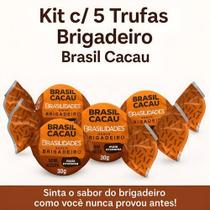 Kit 5 Trufas Brigadeiro Brasil Cacau