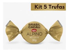 Kit 5 Trufas Chocolate Alpino Nestlé Brasil Cacau Kit 5 Trufas Chocolate Alpino Nestlé Brasil Cacau