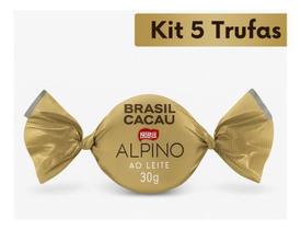 Kit 5 Trufas Chocolate Alpino Nestlé Brasil Cacau Kit 5 Trufas Chocolate Alpino Nestlé Brasil Cacau