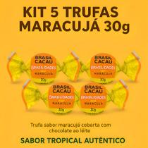 Kit 5 Trufas Maracujá Brasil Cacau 30g Kit 5 Trufas Maracujá Brasil Cacau 30g