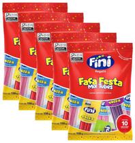 kit 5 Tubes Fini Faça Festa Mix com 10 pacotes de 15g cada
