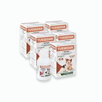 Kit 5 Tussedan Xarope Tosse 100ml Pet Cães E Gatos Biofarm