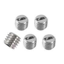 Kit 5 Un Adaptador Parafuso Rosca 1/4 3/8 P/ Tripé Câmeras