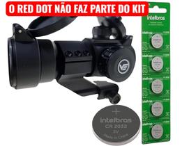 Kit 5 un. Baterias Alicalinas para Rd Dt Vector Optics Stinger 1x28 Scrd-05