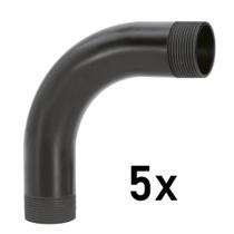Kit 5 Un - Curva 90 Eletroduto Longo 1.1/4 - Cipla Kit 5 Un - Curva 90 Eletroduto Longo 1.1/4 - Cipla
