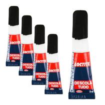 Kit 5 un Descola Tudo Loctite Removedor De Cola E Resíduos 2g Tira Super Bonder