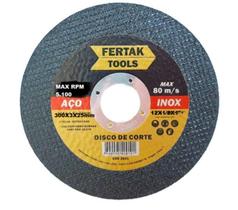 Kit 5 un Disco De Corte Para Policorte 12X1/8X1 Aço E Inox - Fertak