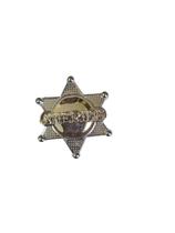 Kit 5 un Distintivo Xerife Broche estrela Policial Fantasia