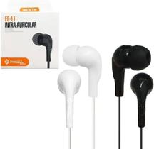 Kit 5 UN Fone de ouvido Intra Auricular com Microfone Slim FO-11 - PMCELL