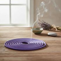 Kit 5 Un Incenso Espiral Lavanda Aromático Queima Lenta