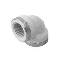 Kit 5 Un. Joelho 90 Roscável 3/4'' RR Branco Com Reforço de Metal - Tigre