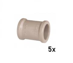 Kit 5 Un - Luva Soldável Marrom Plastilit 32mm