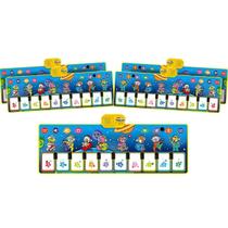 Kit 5 Un-Piano Music Mat Tapete Para Crianças Infantil Bebês