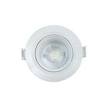 KIT 5 UN. SPOT LED - 5W EMBUTIR - REDONDO 90X22mm - 3000/6500K - 400LM