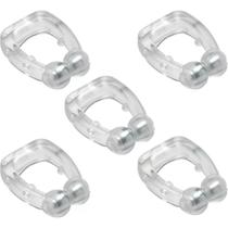 Kit 5 Und Aparelho Clipe Nasal Anti Ronco Magnético Apnéia Noites de Tranquilas de Sono