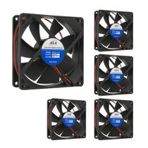 Kit 5 Und Cooler Ventilador Asa Fan 9025s-12 12v 92x92x25mm Resfriamento Eficiente