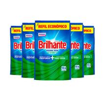 Kit 5 Und Detergente Brilhante Líquido Refil Higiene Total 900ml