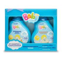 Kit 5 Und Kit Shampoo + Condicionador Muriel Baby Azul 100ml