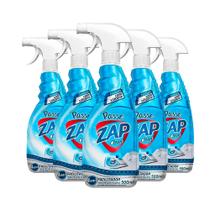 Kit 5 Und Passa Roupa Com Gatilho Zap Clean 500ml