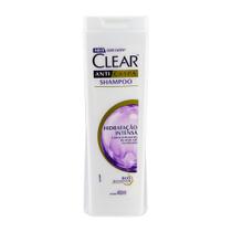 Kit 5 Und Shampoo Clear Anticaspa Hidratação Intensa Women 400ml