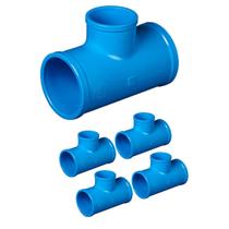 Kit 5 und TE Soldável Redução PN80 DN75 X 50mm p/ Irrigação 100% PVC Instalação Fácil Kit 5 und TE Soldável Redução PN80 DN75 X 50mm p/ Irrigação 100% PVC Instalação Fácil