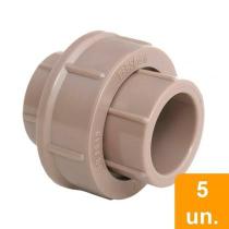 kit 5 Uniao Soldavel de 25mm PLASTILIT