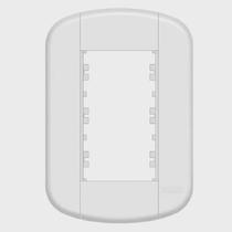 Kit 5 Unid. Placa 4x2 + Suporte Para 3 Módulo BLANC+ Fame