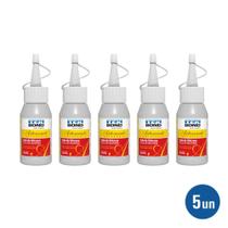 Kit 5 unidade Cola de Silicone 30ml - Tekbond