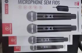 kit 5 unidades 2 Microfones P10 Wireless Kapbom kit 5 unidades 2 Microfones P10 Wireless Kapbom