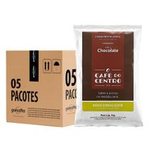 Kit 5 Unidades Achocolatado Café do Centro 1kg 5kg Total