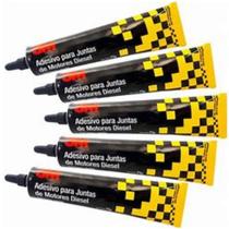 Kit 5 Unidades Adesivo Juntas Motores Diesel 73g Cola 3M Original