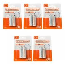 Kit 5 Unidades - Black & Decker Bateria High Ultra Alkaline